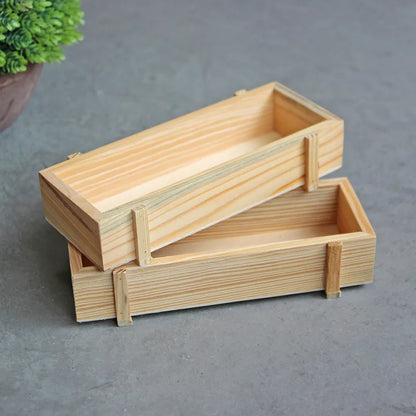 Maceta de madera vintage para jardín, maceta rectangular para suculentas, macetero para plantas, contenedor para flores suculentas.