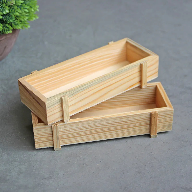 Vintage Wood Garden Flower Planter Succulent Pot Rectangle Trough Box Plant Bed Planter Succulent Flower Plant Container Box