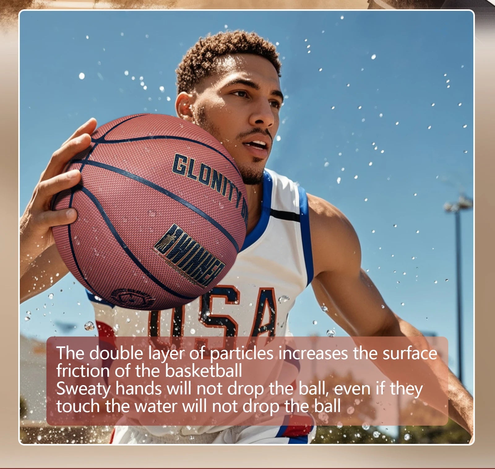 Size 5/6/7 Composite Leather Non-slip Basketball For In&Outdoor Soft Touch And Enhanced Durability Team Training Ball Black-Gold