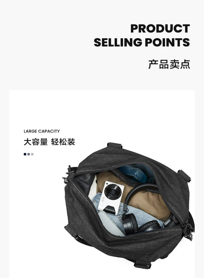 LEE Casual Weekends Overnight Luggage Travel Bag Women Men Waterproof Dry Wet Pockets Duffle Bag Unisex Sport Fitness Gym Bag