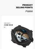 LEE Casual Weekends Overnight Luggage Travel Bag Women Men Waterproof Dry Wet Pockets Duffle Bag Unisex Sport Fitness Gym Bag