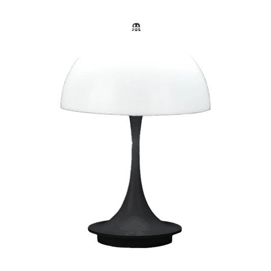 Danish mushroom table lamp Nordic modern high-end atmospheric charging bedroom bedside living room decorative light