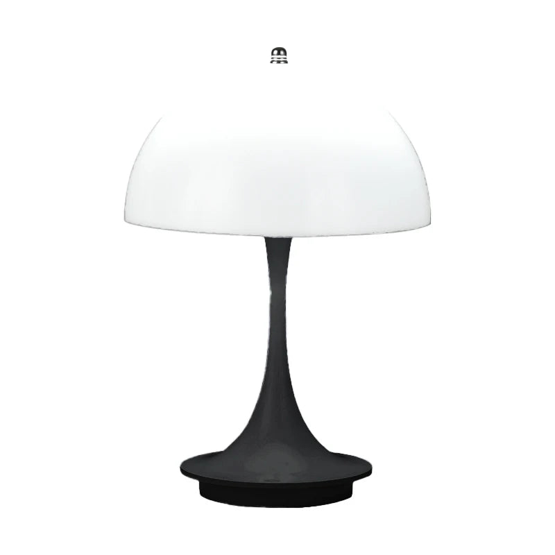 Danish mushroom table lamp Nordic modern high-end atmospheric charging bedroom bedside living room decorative light