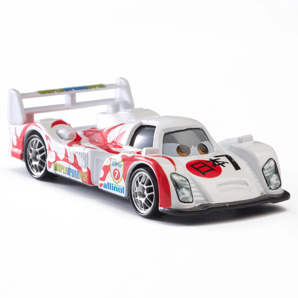 Disney Pixar Cars Toys Racing Lightning McQueen Jackson Storm Mater Sheriff 1:55 Diecast Model Car Toy Children Birthday Gift