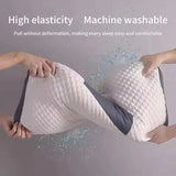 Knitted cotton pillow, cervical spine protection, sleep aid, pillow core, special household dormitory student pillow for adults