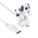 Funny Dog Fast Charger Cable Data Cable For iPhone IOS Android Type-C Mobile Phone Charging Line Prank Gifts Phone Accessories ﻿