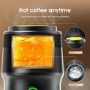Electric Portable Coffee Machine Portable Italian Espresso Machine for Car & Home 3-in-1 Capsule Powder Travel Coffee Maker