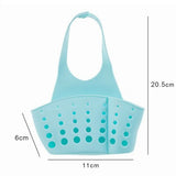 Home Storage Drain Basket Kitchen Sink Holder Adjustable Soap Sponge Shlf Hanging Drain Basket Bag Kitchen Accessories
