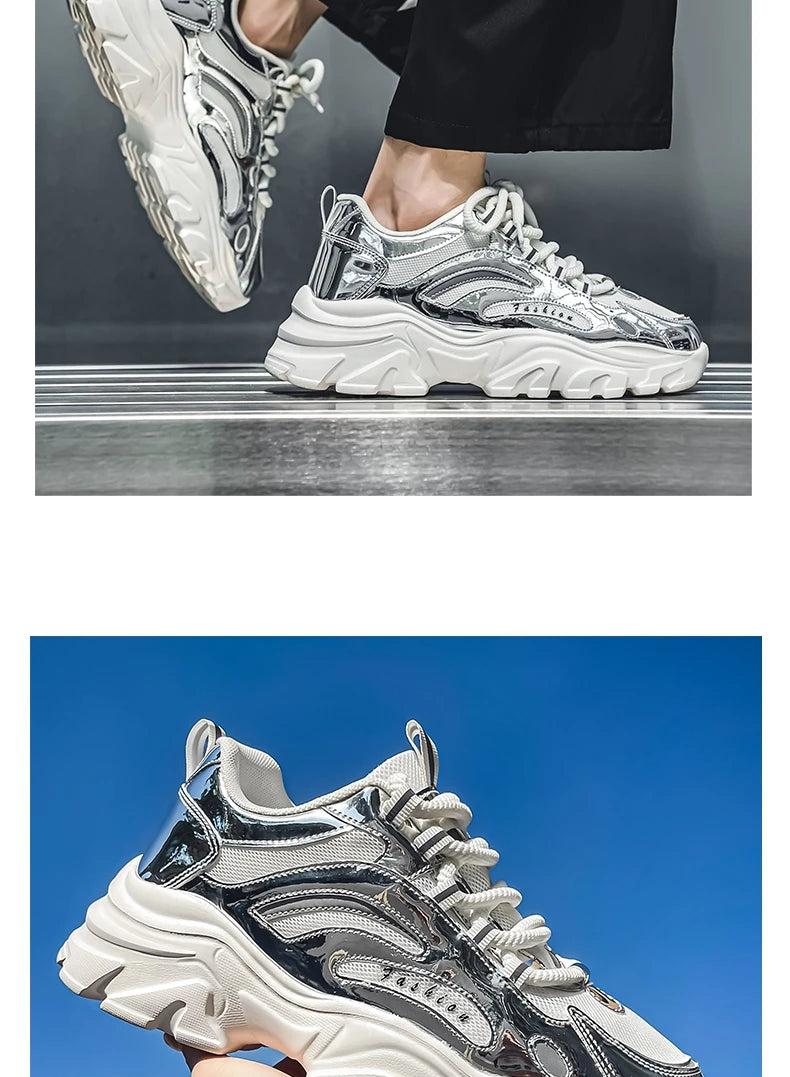 Men's Casual Shoes Sneakers for Men Trendy All-match Man Sports Shoe Hard-wearing Easy To Clean EAEOVNI Main Push Male Sneaker