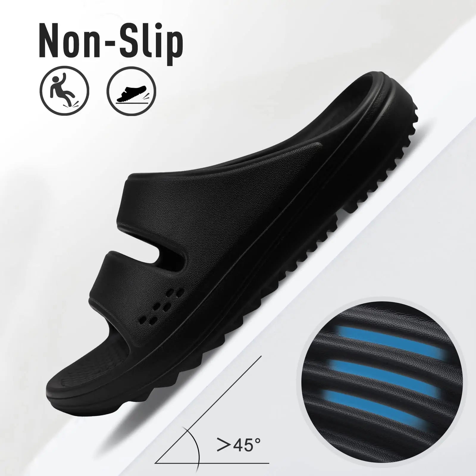 Evshine Women Orthopedic Sandals Flip Flops With Arch Support Men Non-slip Bath Shower Slippers Unisex Fashion House Slippers