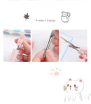 4Style Portable Folding Cat's Paw Scissors Stainless Steel Art Tool Multi-Function Pen-Shaped Scissors for Handbooks  Office Use