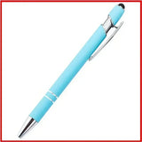 50pcs Light Metal Ballpoint Pen Touch Screen Pen Office School Advertising Pen Custom Logo Text Engraving Laser Engraving