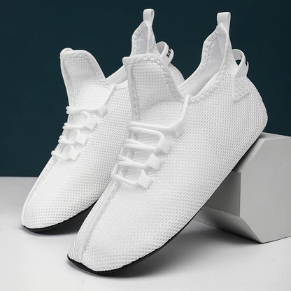 MAEDEF Mens Casual Shoes High Quality Lightweight Running Shoes Man Sneakers Lace Up Flats Shoes Male Outdoor Sports Tennis Shoe