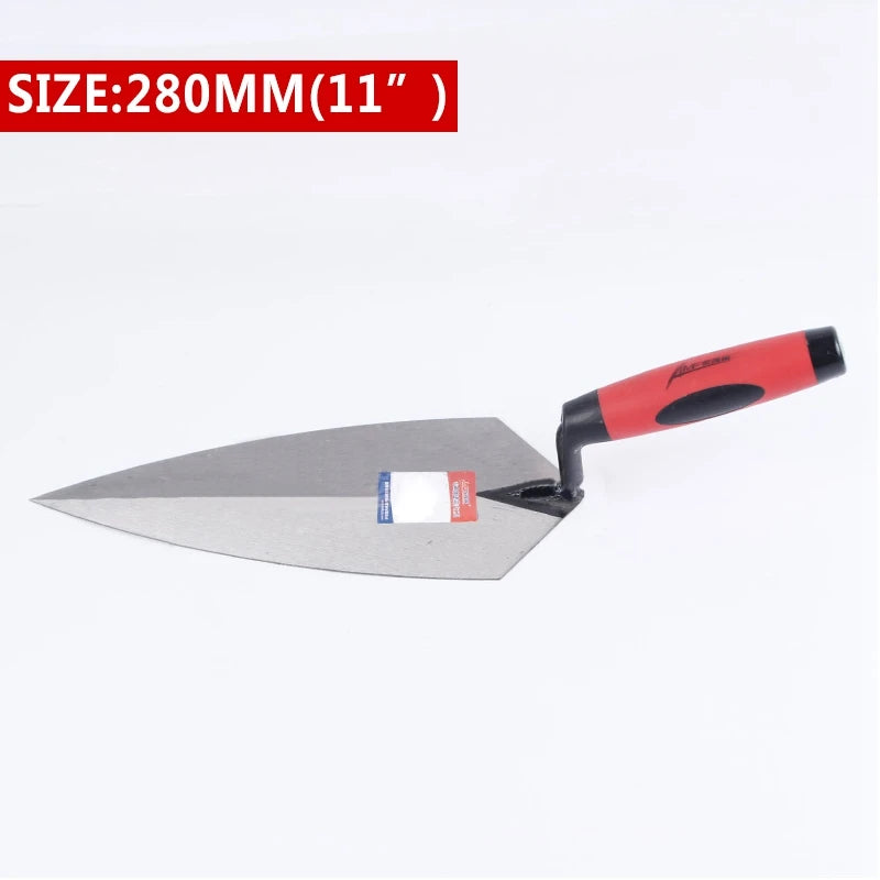 5/6/10/11/12 inch Construction Tools Putty Knife Brick Trowel Laying Carbon Steel Blade Pointing Plaster Tool Carbon Steel 2023