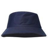 Spring Summer Unisex Solid Color Fisherman Cap Foldable Bucket Hat Outdoor Sunscreen Hat Fashionable Double-Sided Basin Hat