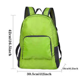 New Foldable Backpack Lightweight Nylon Casual Backpack Outdoor Travel Men Women Daypack Student Schoolbag Simple Knapsack