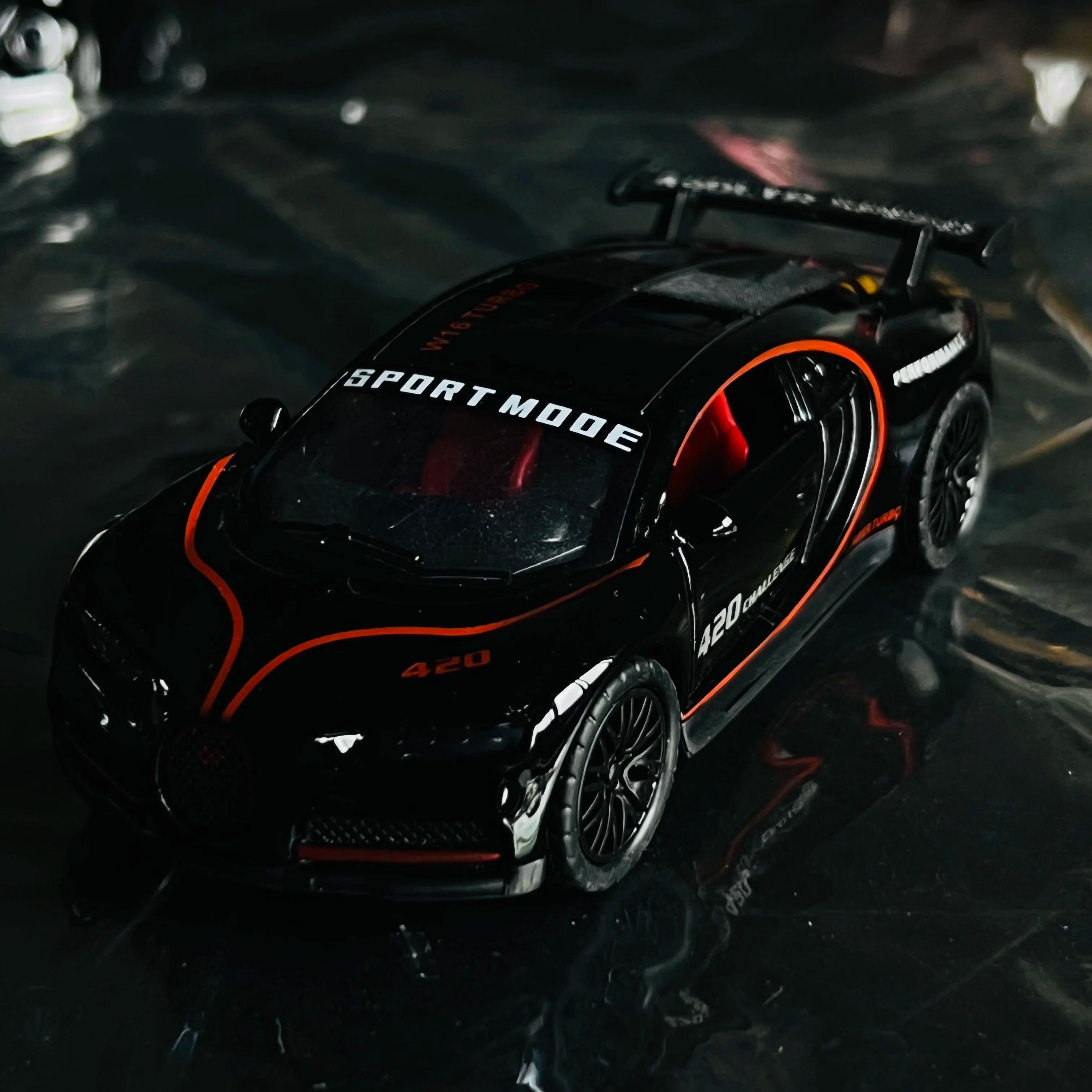 Simulated alloy sports car, toy car model, gift and decoration collection for boys during holidays