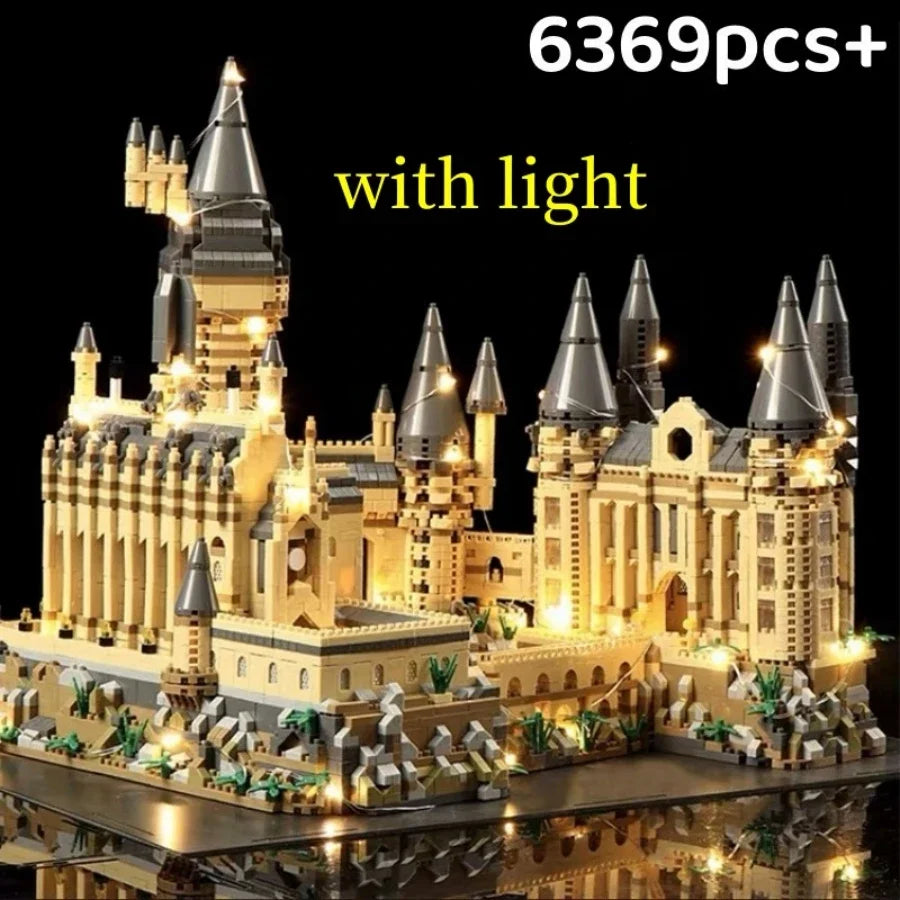 New Magic Hogwarts Castle Micro Building  Blocks Street View Architecture Creative MOC Model Kit  Kids Christmas Birthday Gifts