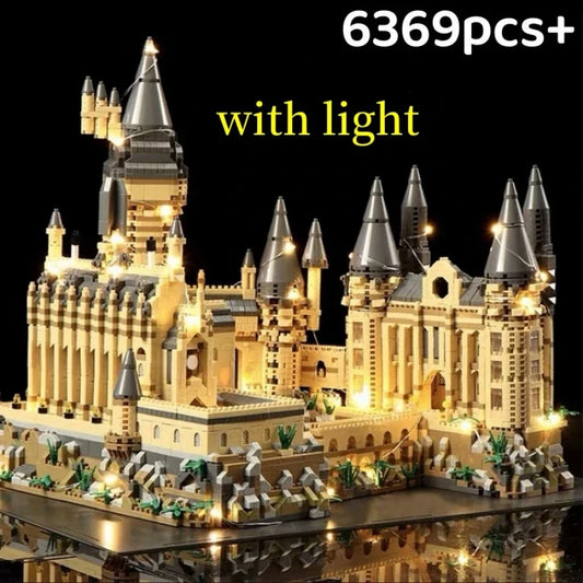 New Magic Hogwarts Castle Micro Building  Blocks Street View Architecture Creative MOC Model Kit  Kids Christmas Birthday Gifts