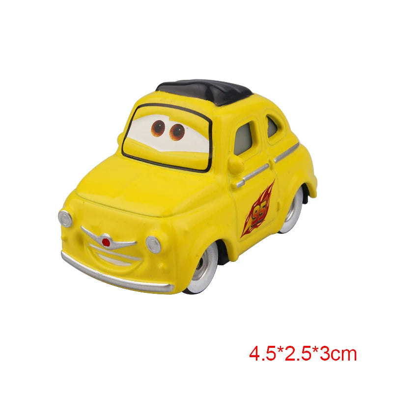 Disney Pixar Cars 3 2 Metal Diecast Car Toy Lightning McQueen Queen of England Fritter Miss For Kids Boy Birthday Toy Car Gifts