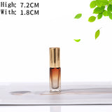 5ml/10ml Gradient Color Perfume Bottle Square Glass Spray Bottle Travel Portable Sample Fragrance Atomizer Refillable Container