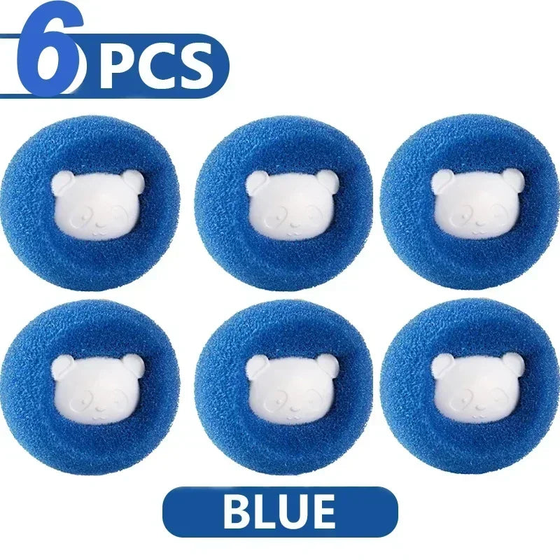 Bolas de lavanderia coletor de pêlos de animais de estimação para máquina de lavar roupa reutilizável coletor de fiapos remove fiapos de roupas acessórios para gatos de estimação