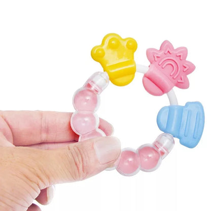 Baby Toys 0 6 Months Rattle Teether Development Games Sensory Toys Soft Silicone Teether Chewable For Newborns Babies 12 Months