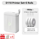 Niimbot D110/D11/H1S Mini Thermal Label Printer Portable Paper Maker Wireless Sticker Machine Inkless Labeller for Office Home