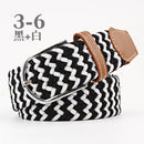 Stretch Woven Belt Unisex Canvas Belts Fashion Casual Student Belt Women Cinturon Male Waistband 105cm
