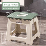 Portable Folding Stool Thickened Plastic Campstool Mini Hand Held Chairs Outdoor Activities Fishing Bench Household Space Saving