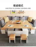 Lift Up Storage Coffee Table Trau White High Modern Nordic Coffee Table Minimalist Apartment Couchtisch Home Furniture