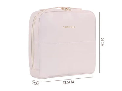 Professional Stand up Cosmetic Bag Large Capacity Travel Toiletry Organizer With Multiple Compartments Portable Storage Pouch