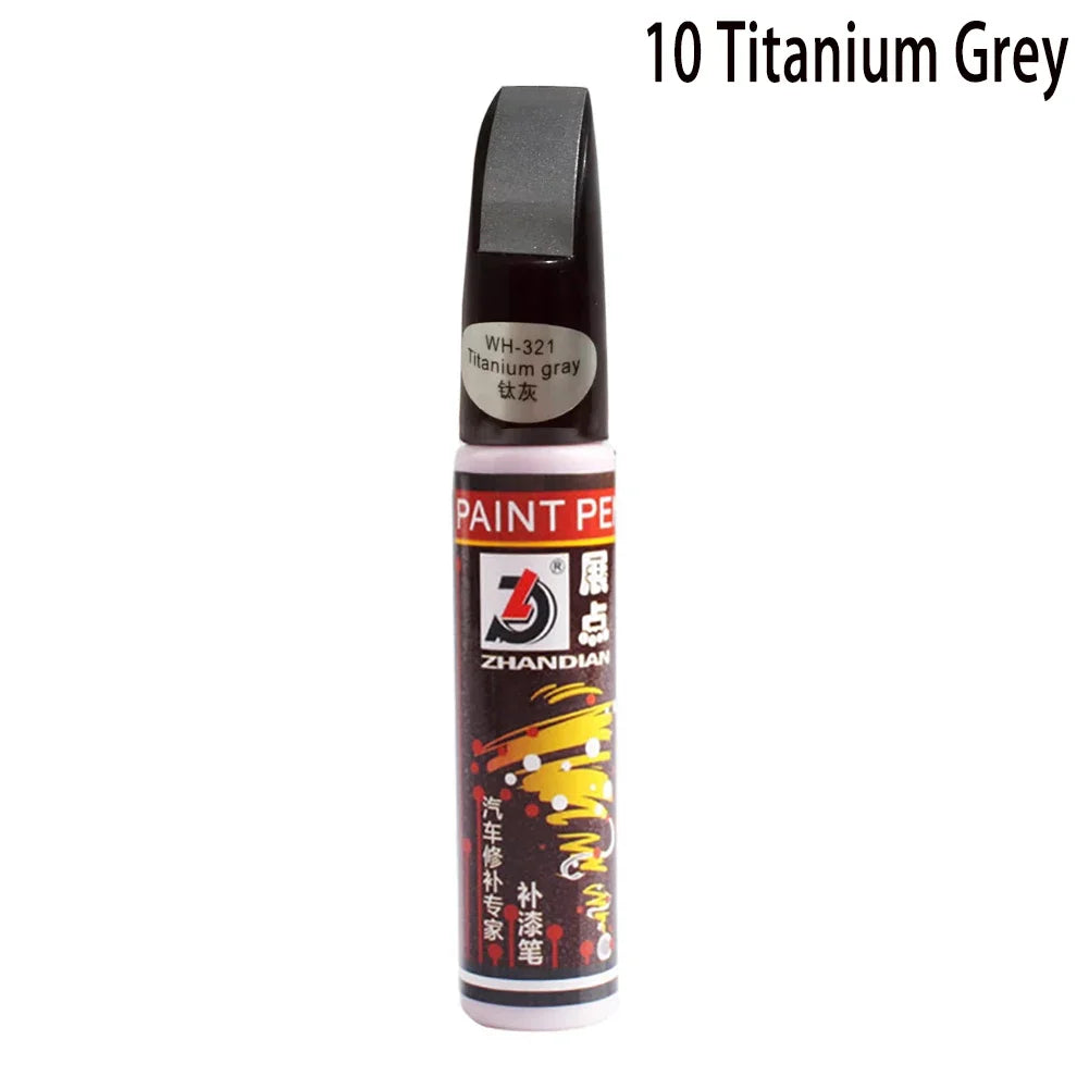Car Paint Scratches Repair Pen Brush Waterproof Paint Marker Pen Car Tyre Tread Care Automotive Maintain Black White Red Silver