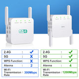 FSU 5G WiFi Repeater Wifi Amplifier Wifi Extender Network Wifi Booster 1200Mbps Long Range Wireless network internet  Repeater