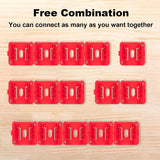 Machine Holder Battery Storage Rack for Dewalt/Makita/Milwaukee 14.4V 18V Li-ion Battery Wall Mount Tool Bracket Fixing
