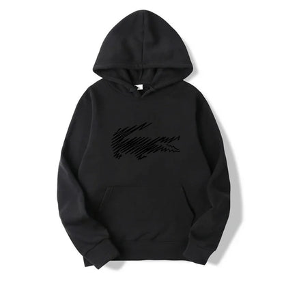 Men's and Women's Hoodie Sweatshirt Fashion Print Black Gray Pink Hooded Hip Hop Wool Hoodie Men's Brand Hoodie Street Clothing