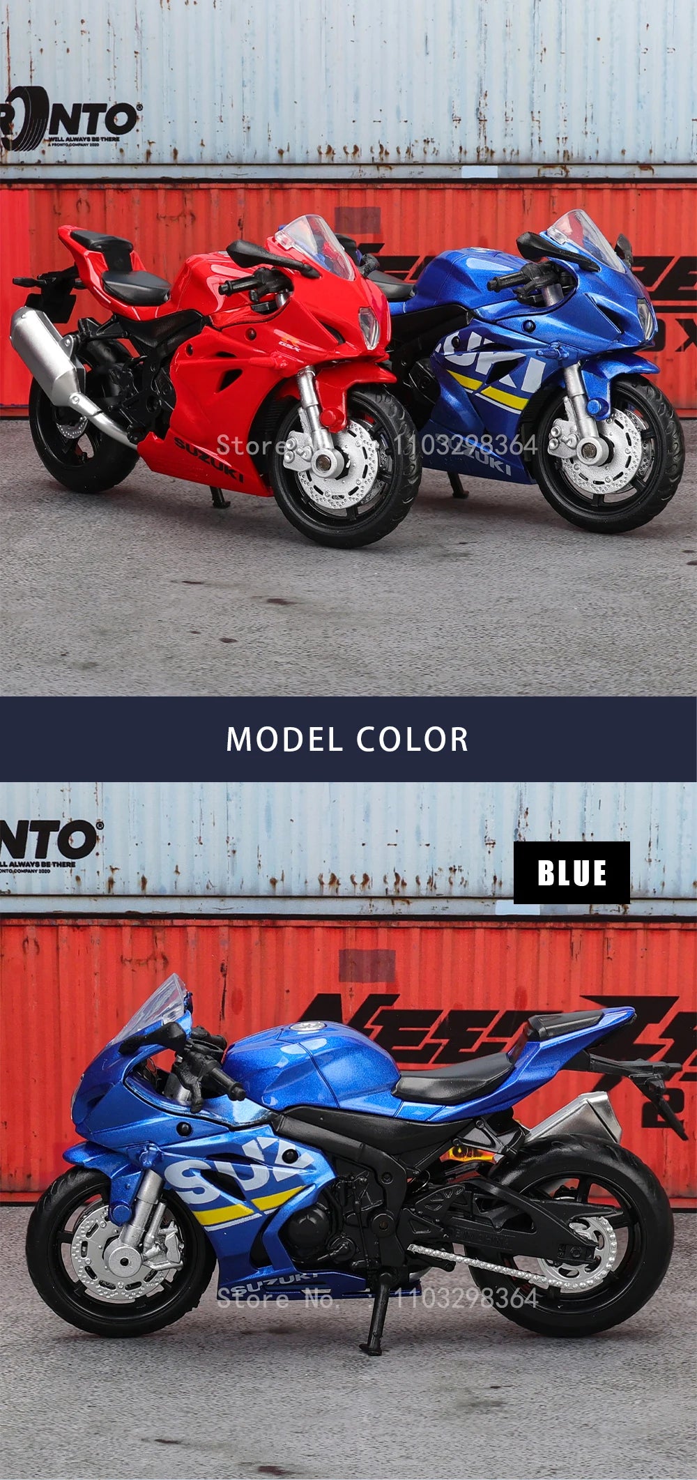 MSZ 1:18 Suzuki GSX-R1000 YAMAHA YZF-R1 1976 Rally200 Classic Motorcycle Static Model Alloy Die Casting Car Toy Gifts
