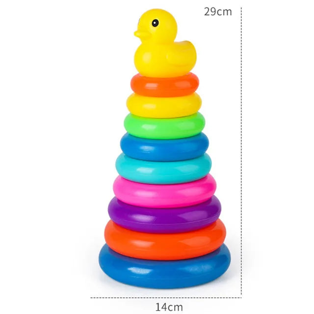 Torre de bolas rodantes Montessori para bebés, juegos educativos, pista de apilamiento, juguetes de desarrollo, 1, 2 y 3 años 