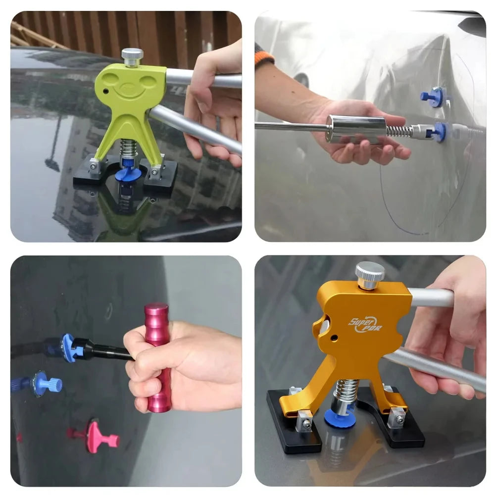 Super PDR Car Body Dent Repair Film Car Maintenance Auxiliary Tool For Repairing Car Body Dents Paintless Dent Repair Gasket Set