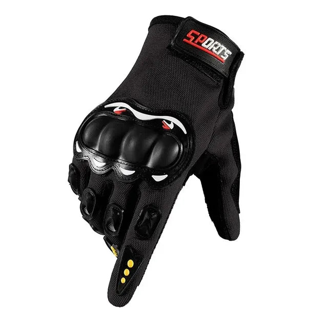 Guantes de motocicleta de dedos completos para hombre, protección para pantallas táctiles, deportes todoterreno, ciclismo, anticaídas 