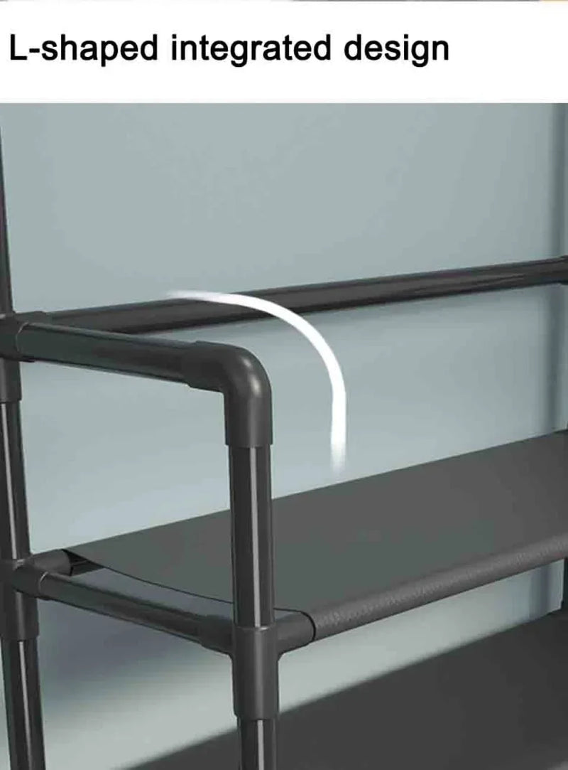 Zapatero multicapa para el hogar, multifuncional, para dormitorio, armario para zapatos y abrigos