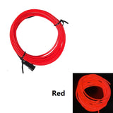 10/5/3/2/1M Glow EL Wire Neon Cable Christmas Dance Party DIY Costumes USB Switch Light Battery Voice control Lamp LED Mask Ball