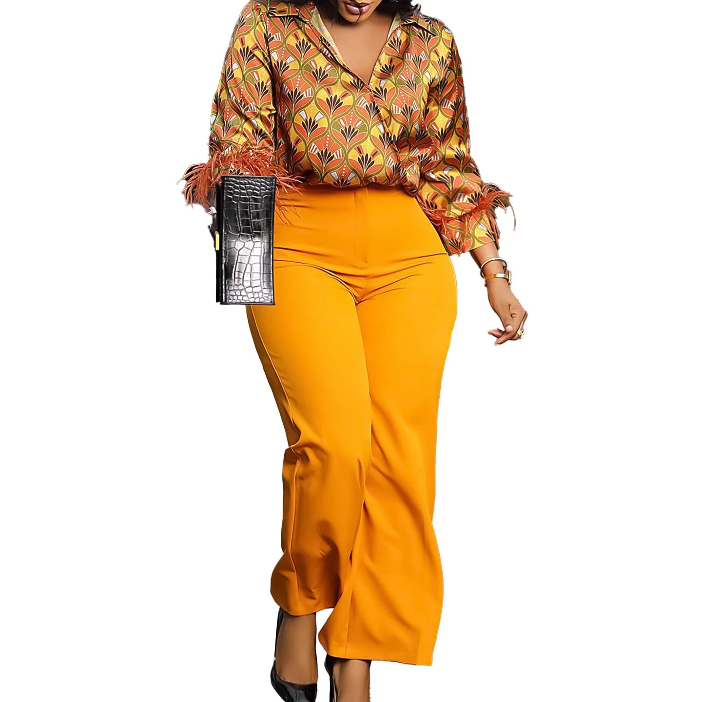 Conjuntos de 2 piezas para mujer, novedad de 2025, conjuntos a juego de talla grande para primavera y verano, conjuntos estampados de dos piezas, top y pantalón, trajes, ropa.