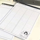 1PC B5 Sticky Note Paper Simple and Tear off Paper Learning Supplies Plan Note Book