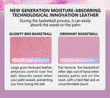 Women's Basketball Size 5, 6, 7 Pink Official Competition Children's Basketball Indoor Outdoor Standard Ball PU Non-slip Wear-resistant