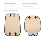 Kcimo Universal Pu Leather Car Seat Cover Seat Back Soft Cushion Minimalism Seat Cushion Chair Carpet Pad Auto Accessories