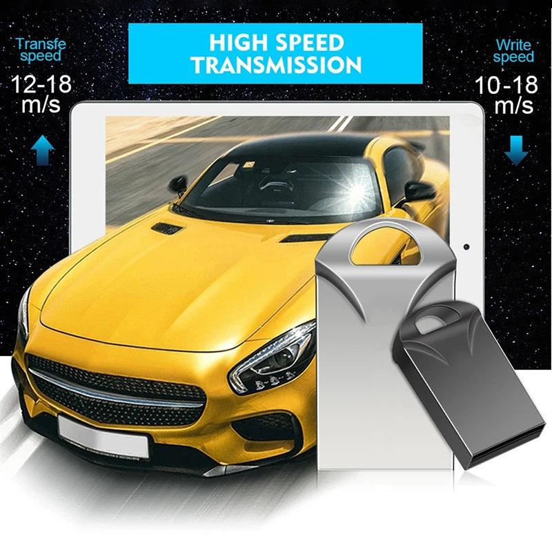 USB Pen Drive 128GB 2.0 USB Flash Drive 4GB 8GB 16GB 32GB Metal PenDrive High Speed ​​Usb Memory stick 256gb 512gb Creative Gifts