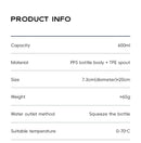 ROCKBROS Cycling Water Bottle 600ml Lightweight Bottle With Dust Cover Gym Water Kettle Drink Outdoor Sports Bike Accessories