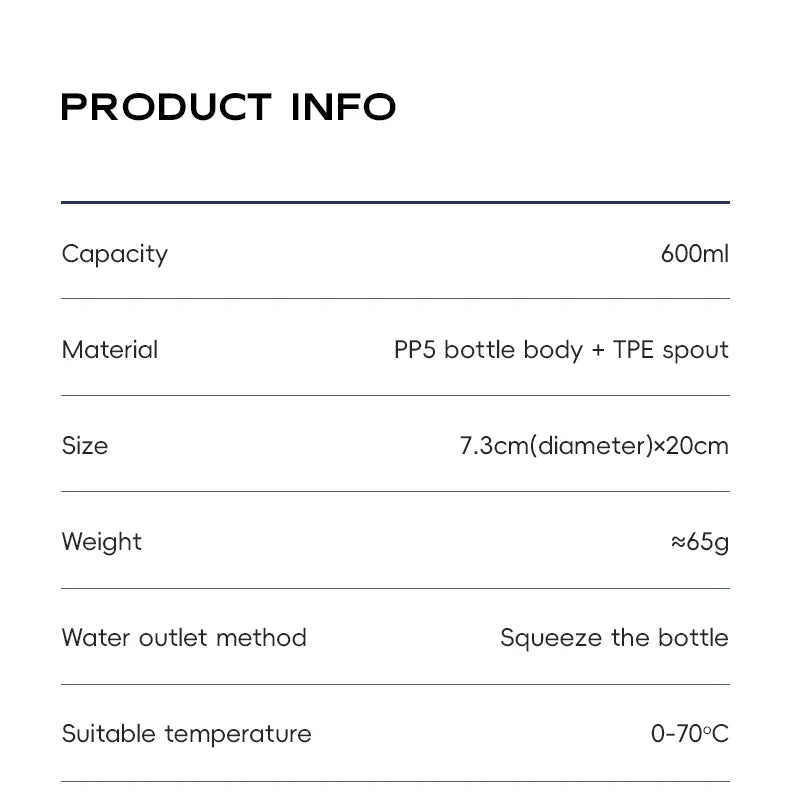 ROCKBROS Cycling Water Bottle 600ml Lightweight Bottle With Dust Cover Gym Water Kettle Drink Outdoor Sports Bike Accessories