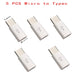 5PCS White